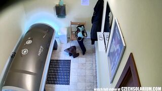 CZECHSOLARIUM - Breathtaking Teen RedHead Cutie with Large Natural Breasts in Solarium