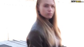 Pickup porn with angel from the teach