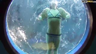 Going wild in aqua park