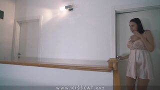 DAY nineteen - Step mama tugjob in step son's room and shares daybed with cum in cunt ????