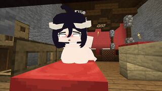 The Jenny Mod Minecraft Albedo from Overlord is lewd and willing to suck and her twat ravaged