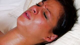 Nice-looking french mother I'd like to fuck Katina ends her porn debut with a biggest facial