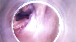 PJGIRLS Silvia DeLuxe sticks camera inside her cunt RAW twat livecam footage