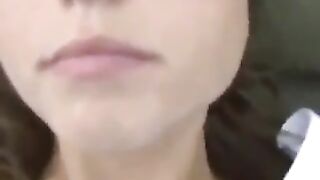 glamorous hotty unfathomable mouth with bulge