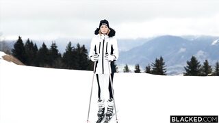 BLACKED BBC Insane Spies Bella Spark And Kelly Collins Share Jason Luv's Jock