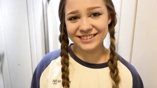 Helped Montanasvibe carry her things on the educate, then screwed her in the latrine