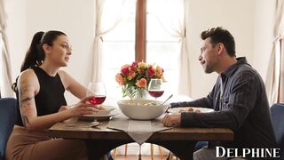Delphine Films- Brunette hair Hottie Charlotte Sins Cheats On Her Spouse With Her Ex Boyfriend