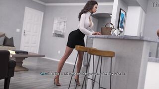 My Bimbo Fantasy #07 - "Unintentionally" Spill Water Over Stepmom's Shirt So I Can Watch Her Glamorous Giant Fake Boobs