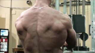 Large back and Bulging Biceps Mutant Gym Workout for the Professional