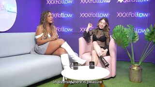 LATIN BABE mother I'd like to fuck Carla Morelli has HARD SEX with Maxx Betancur and nearly gets without control with interviewer Dani Ortiz - XXXfollow session #9