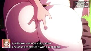 Team-fucked in FUTANARI classroom