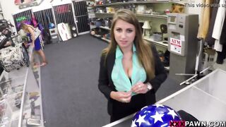Ivy Rose Tries To Pawn a Noted Daredevil's Helmet on XXXPawn!
