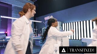 TRANSFIXED - DOLLS: Siri Dahl Joins Trans Fuckfest With Khloe Kay, Eva Maxim, & Zariah Aura! GROUP-SEX!