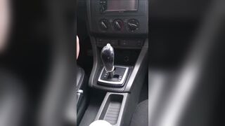 I got stuck in traffic and had no choice but to shift gears.