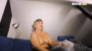 Hawt mother I'd like to fuck Debby Drilled Hard In Her 1st Sex Tape - AMATEUR EURO