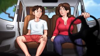 Summertime Saga - Breasty Stepmom sucks a biggest rod and gives the most excellent sloppy oral-sex