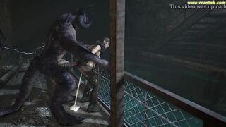 Huge CG Animation Compilation involving Monster that roughly destroy game cuties