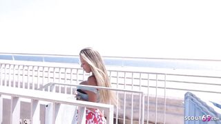 GERMAN SCOUT - FITNESS MEGA TITTEN mother I'd like to fuck HELENA I BEI STRASSEN CASTING HART GEFICKT