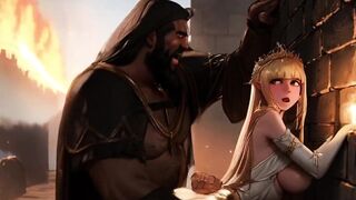 Medieval Interracial Porn In Spicy Cartoons: When The Moors Conquered Europe