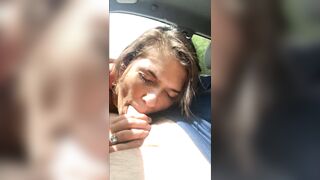 Gorgeous streetwalker watching herself suck penis - Add me on Snap Chat - Nolaxvideos