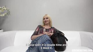 Helena went to a porn clip casting to suck dong and get drilled, until that babe gets gratified