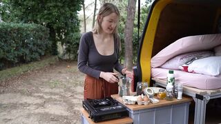 Lonely Beauty Outdoor Camping ASMR