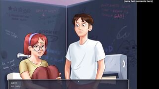 Sexy art teacher gets creampied in her lascivious little vagina l My sexiest gameplay moments l Summertime Saga[v0.eighteen.2] l Part #18