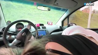 The hottest angel ever. Hot Colombian banging in the car.