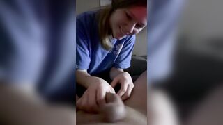 When that babe sees a weenie for the 1st time