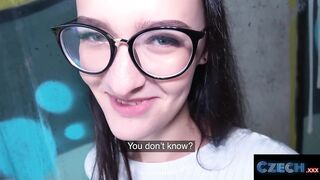 Czech XXX - Lovely booty Czech is drilled in public below a bridge