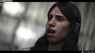 Lesbo Interracial Vampire Sex - Ebony Gal Mesmerize and Dominates Large Fake Melons Lalin girl Thrall