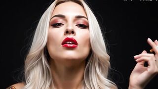 Smoke Fetish Smokin' Beauty Red Lipstick Ai Video