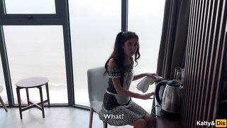 Freeze Time Stop - Maid gets drilled and her cunt gets cum inside